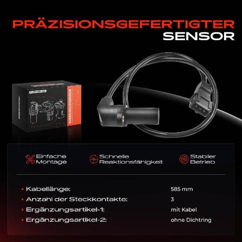 1x Kurbelwellensensor Impulsgeber für Opel Astra F Corsa A B Vectra A B Vauxhall Nova 1.4L 1.6L Bild 1x Kurbelwellensensor Impulsgeber für Opel Astra F Corsa A B Vectra A B Vauxhall Nova 1.4L 1.6L