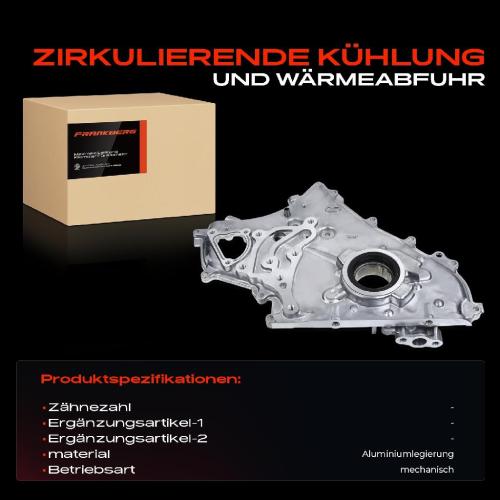 Frankberg 1x Ölpumpe für Nissan Cabstar NP300 D40 D22 Pathfinder III R51 Pick-up D22 Bild Frankberg 1x Ölpumpe für Nissan Cabstar NP300 D40 D22 Pathfinder III R51 Pick-up D22