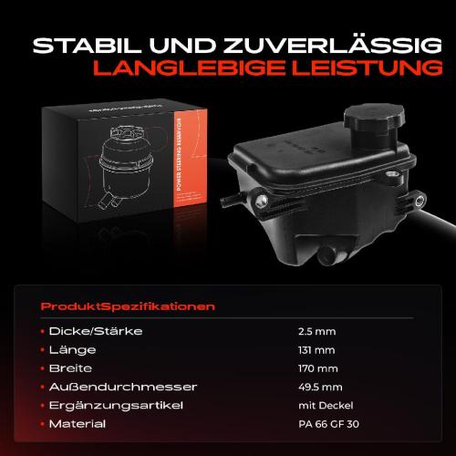 1x Ausgleichsbehälter Servolenkung für Mercedes-Benz C207 W212 W204 SLK Bild 1x Ausgleichsbehälter Servolenkung für Mercedes-Benz C207 W212 W204 SLK