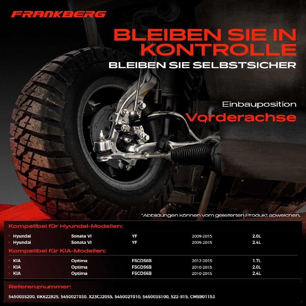 1x Querlenker Vorderachse für Hyundai Sonata VI YF KIA Optima FSGDS6B 2.0L 2.4L 1.7L 2009-2015