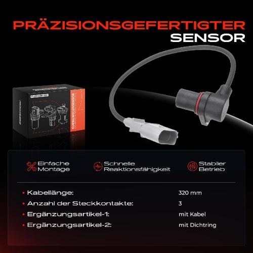 1x Kurbelwellensensor Impulsgeber für VW Golf Passat Audi A3 A4 A6 Skoda Seat Ford Bild 1x Kurbelwellensensor Impulsgeber für VW Golf Passat Audi A3 A4 A6 Skoda Seat Ford