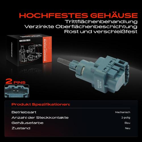 1x Bremslichtschalter für Audi A3 A4 A6 TT Skoda Seat Bild 1x Bremslichtschalter für Audi A3 A4 A6 TT Skoda Seat