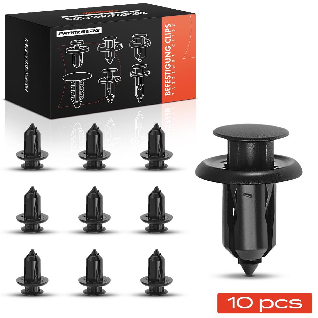 10x Befestigungsclips Stoßstange Grill für Honda Accord VI Coupe Tourer CR-V I