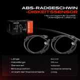 2x ABS Sensor Vorderachse beidseitig für Mercedes-Benz W203 CL203 S203 CL203 C209 A209 R171 2.0L 2000-2011