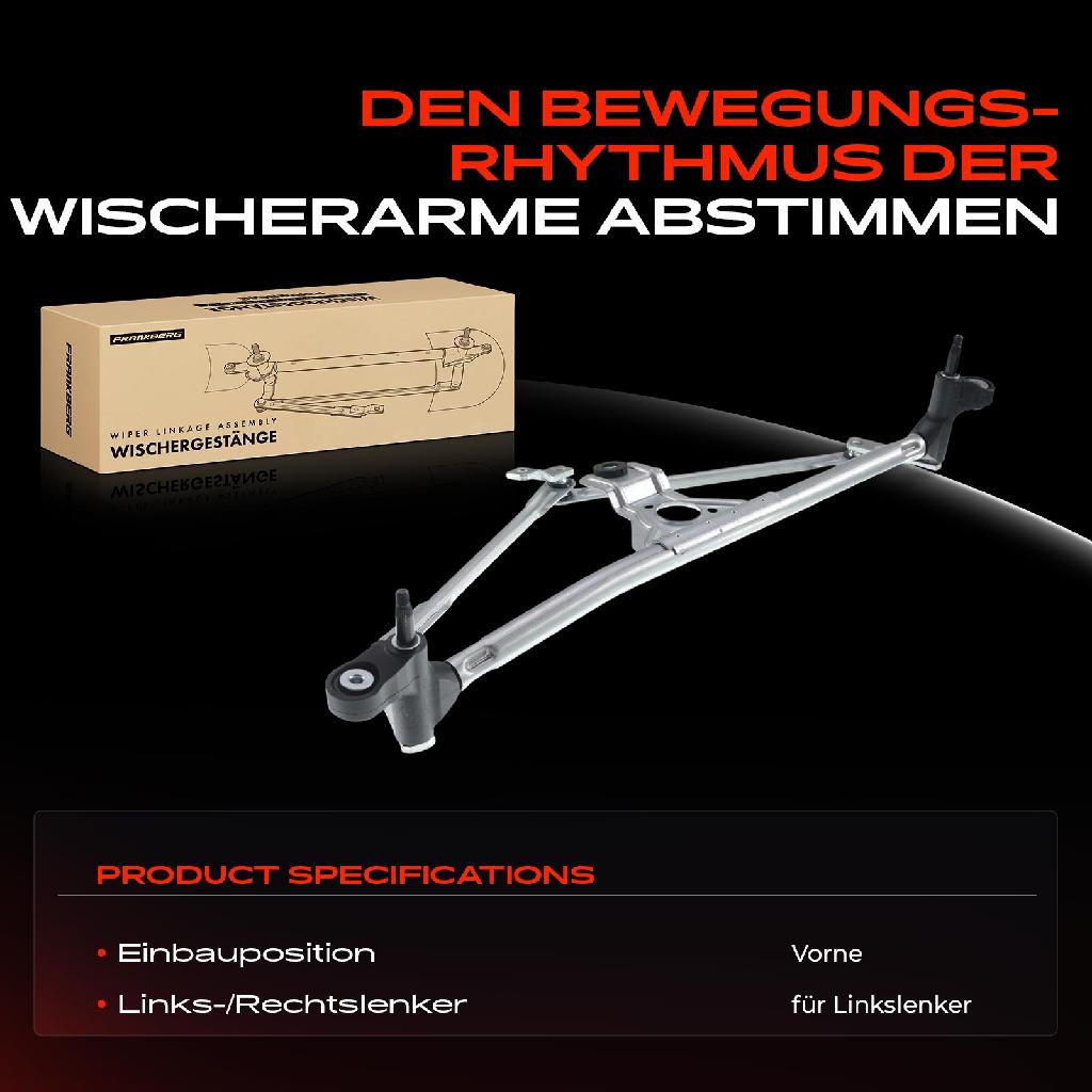 1x Wischergestänge Vorne für Fiat Stilo 192 2001-2006