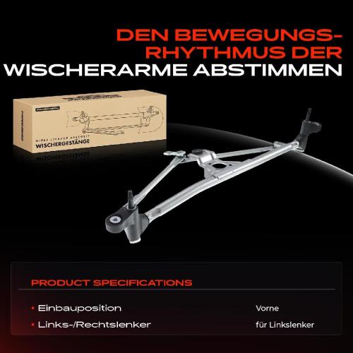 Frankberg 1x Wischergestänge Vorne für Fiat Stilo 192 2001-2006 Bild Frankberg 1x Wischergestänge Vorne für Fiat Stilo 192 2001-2006