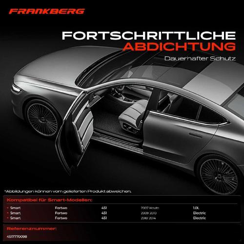 1x Fensterschachtabdichtung Türgummi für Smart Fortwo Coupe Cabrio 451 1.0L Bild 1x Fensterschachtabdichtung Türgummi für Smart Fortwo Coupe Cabrio 451 1.0L