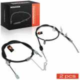 2x Seilzug Feststellbremse Hinterachse beidseitig für Fiat Sedici 189 Suzuki SX4 EY GY