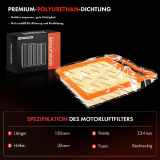 1x Luftfilter Filtereinsatz für Mercedes-Benz C-Klasse W205 E-Klasse W212 S-Klasse CLS GLC GLE SL