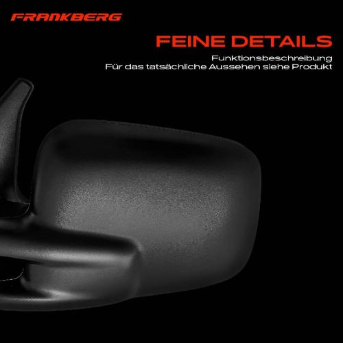 Frankberg 1x Außenspiegel Links für VW Transporter IV Bus 70 7D 70 7DA 7DH 70 7DE 7DL 1990-2003 Bild Frankberg 1x Außenspiegel Links für VW Transporter IV Bus 70 7D 70 7DA 7DH 70 7DE 7DL 1990-2003