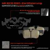 4x Bremsbeläge Hinterachse für BMW F40 F45 F44 F46 I01 F48 F39 MINI F56 F54 F60 2013-2025