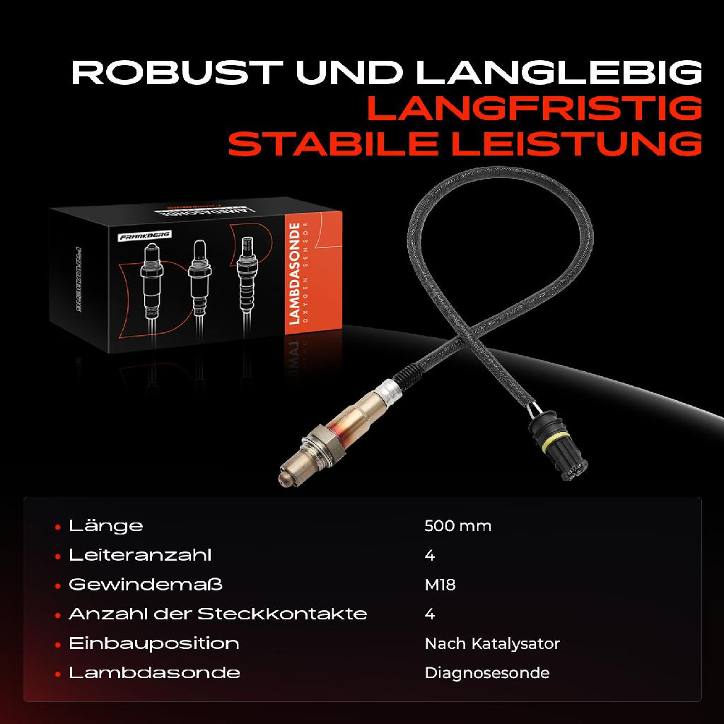 1x Lambdasonde Diagnosesonde Nach Katalysator für BMW E81 E87 E90 E93 Mercedes-Benz