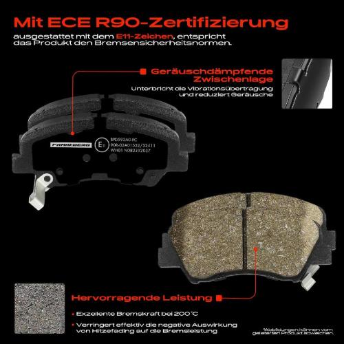 4x Bremsbeläge Vorderachse für Hyundai Accent IV Stufenheck Bayon i20 Active Coupe Hatchback Van Bild 4x Bremsbeläge Vorderachse für Hyundai Accent IV Stufenheck Bayon i20 Active Coupe Hatchback Van