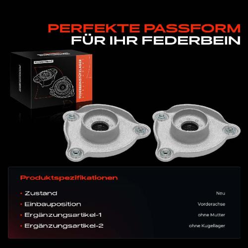2x Domlager Federbeinstütz lager für Mercedes-Benz W177 V177 W247 C118 X118 Bild 2x Domlager Federbeinstütz lager für Mercedes-Benz W177 V177 W247 C118 X118
