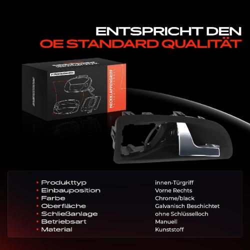 1x Türgriff Vorne Rechts innen für Skoda Yeti 5L 1.2L 1.4L 1.6L 1.8L 2.0L 2009-2017 Bild 1x Türgriff Vorne Rechts innen für Skoda Yeti 5L 1.2L 1.4L 1.6L 1.8L 2.0L 2009-2017