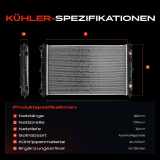 1x Kühler Wasserkühler Motorkühler für Chrysler Stratus Dodge Stratus 2.0L 2.5L