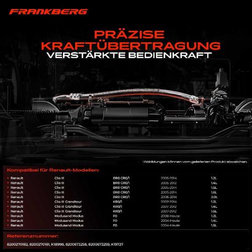 2x Seilzug Feststellbremse Hinterachse beidseitig für Renault Clio III Grandtour Kasten/Schrägheck Bild 2x Seilzug Feststellbremse Hinterachse beidseitig für Renault Clio III Grandtour Kasten/Schrägheck