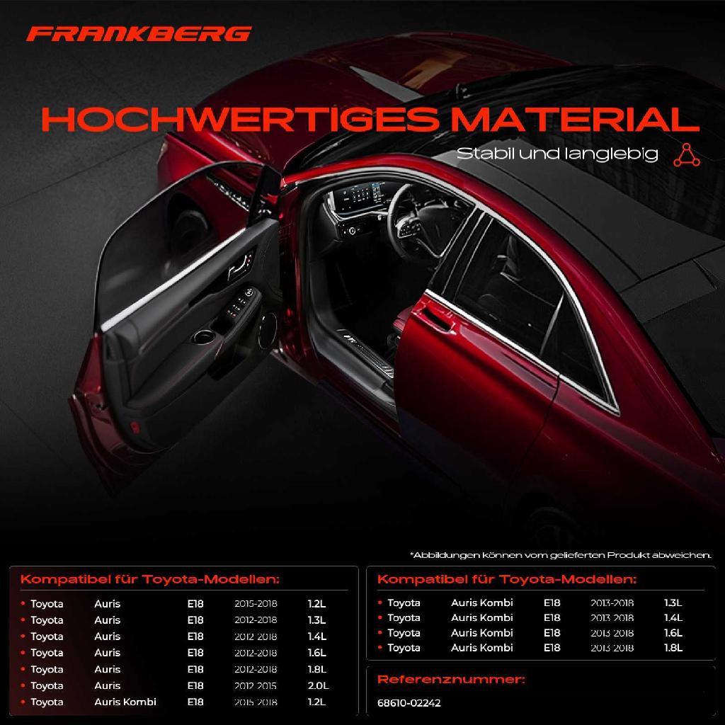 1x Türfeststeller Türfangband Türstopper Vorne für Toyota Auris Kombi Corolla Stufenheck E18 ZRE1