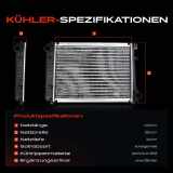 1x Kühler Wasserkühler Motorkühler für BMW 3ER E30 320i 325i 5ER E28 525i 528i