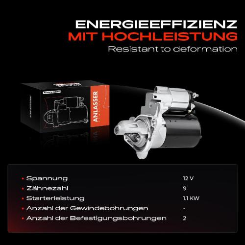1x Anlasser Starter für MINI Mini R50 R53 Mini Cabriolet R52 R57 1.4L 1.6L 2001-2008 Bild 1x Anlasser Starter für MINI Mini R50 R53 Mini Cabriolet R52 R57 1.4L 1.6L 2001-2008
