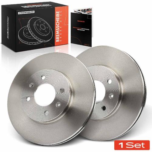 Frankberg 2x Bremsscheiben Vorderachse für Hyundai Accent IV Stufenheck i20 Active Coupe KIA Rio III Bild Frankberg 2x Bremsscheiben Vorderachse für Hyundai Accent IV Stufenheck i20 Active Coupe KIA Rio III