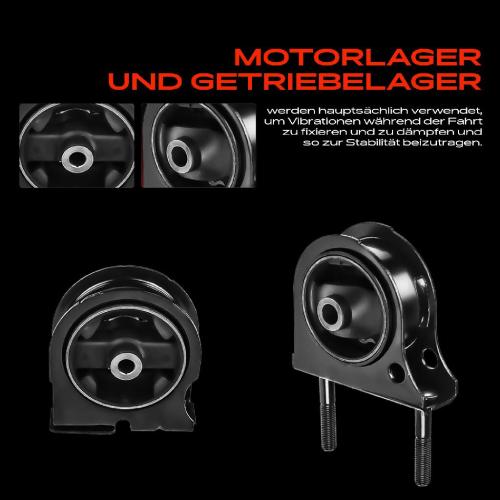 3x Motorlager Getriebelagerlager Vorne und Hinten für Toyota RAV 4 I A1 2.0L Bild 3x Motorlager Getriebelagerlager Vorne und Hinten für Toyota RAV 4 I A1 2.0L