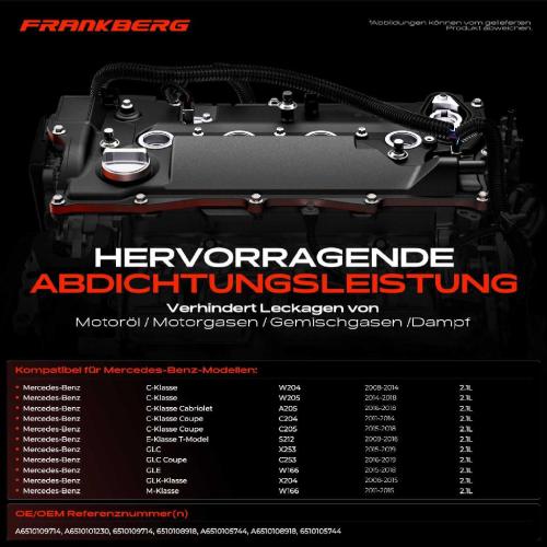 1x Ventildeckel Zylinderkopfhaube für Mercedes-Benz W204 W205 C204 C205 S204 W212 S212 B906 Bild 1x Ventildeckel Zylinderkopfhaube für Mercedes-Benz W204 W205 C204 C205 S204 W212 S212 B906