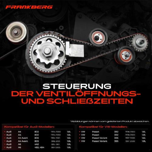 1x Zahnriemensatz Zahnriemen Wasserpumpe für VW Passat 3B Audi A4 8D A6 4A 4B 1.8L Bild 1x Zahnriemensatz Zahnriemen Wasserpumpe für VW Passat 3B Audi A4 8D A6 4A 4B 1.8L