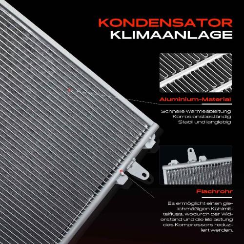 Frankberg 1x Kondensator Klimaanlage für VW Phaeton 3D1 3D2 3D3 3D4 3D6 3D7 3D8 3D9 3.0L-6.0L Bild Frankberg 1x Kondensator Klimaanlage für VW Phaeton 3D1 3D2 3D3 3D4 3D6 3D7 3D8 3D9 3.0L-6.0L
