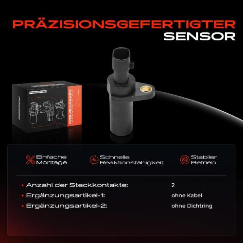 1x Kurbelwellensensor Impulsgeber für Fiat 500C Bravo II Doblo Grande Punto Stilo Tipo 1.2L 1.4L Bild 1x Kurbelwellensensor Impulsgeber für Fiat 500C Bravo II Doblo Grande Punto Stilo Tipo 1.2L 1.4L