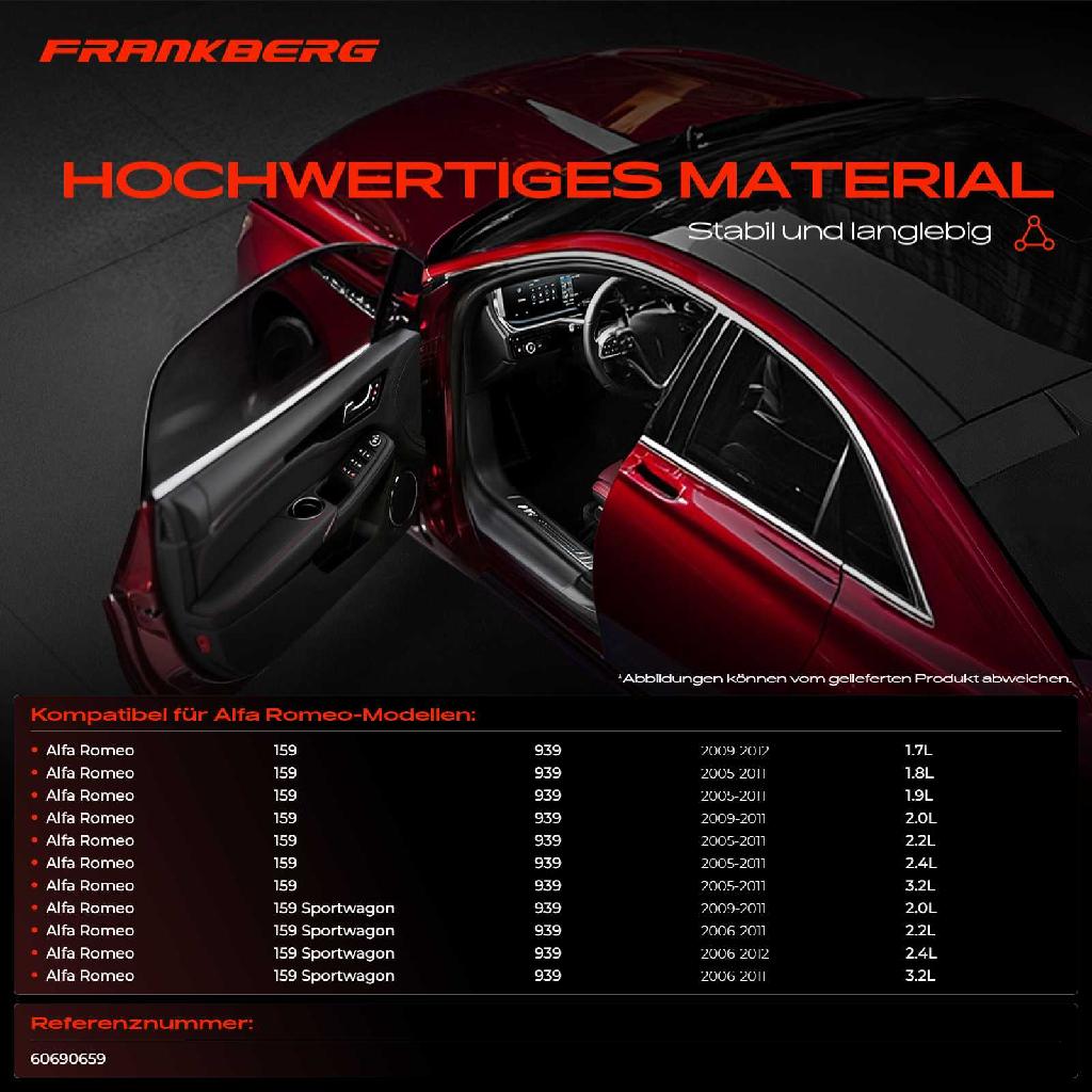 1x Türfeststeller Türfangband Türstopper Vorne für Alfa Romeo 159 Sportwagon 939 2006-2012