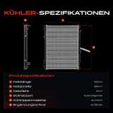 1x Kühler Wasserkühler Motorkühler für Mitsubishi Pajero II V2W V3W V4W 3.5L 1994-1999