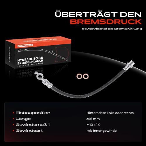 1x Bremsschlauch Bremsschläuche Hinterachse Links oder Rechts für Lexus IS C II 2.2L 2.5L Bild 1x Bremsschlauch Bremsschläuche Hinterachse Links oder Rechts für Lexus IS C II 2.2L 2.5L