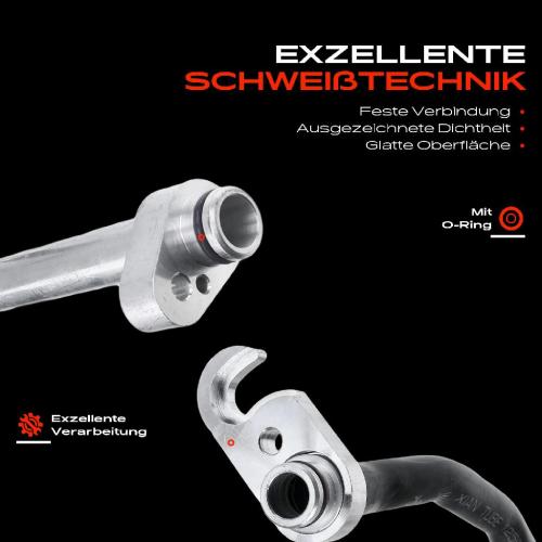 1x Niederdruckleitung Klimaanlage für Audi A6 4F2 C6 A6 Allroad 4FH C6 A6 Avant 4F Bild 1x Niederdruckleitung Klimaanlage für Audi A6 4F2 C6 A6 Allroad 4FH C6 A6 Avant 4F