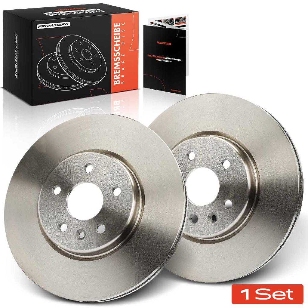 Frankberg 2x Bremsscheiben Vorderachse für Opel Astra K Sports Tourer 1.0L 1.2L 2015-2022