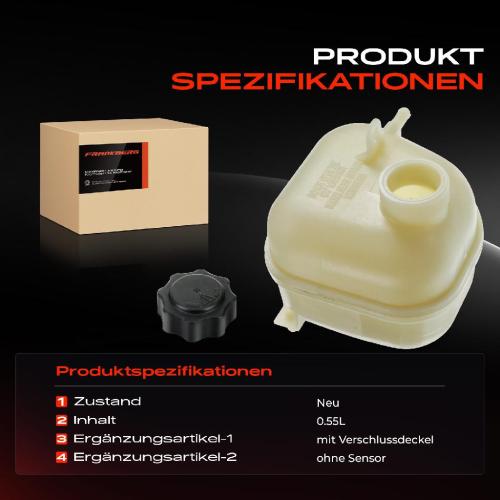 Frankberg 1x Ausgleichsbehälter Kühlmittelbehälter für Mini Mini Cabriolet R50 R52 R53 Bild Frankberg 1x Ausgleichsbehälter Kühlmittelbehälter für Mini Mini Cabriolet R50 R52 R53