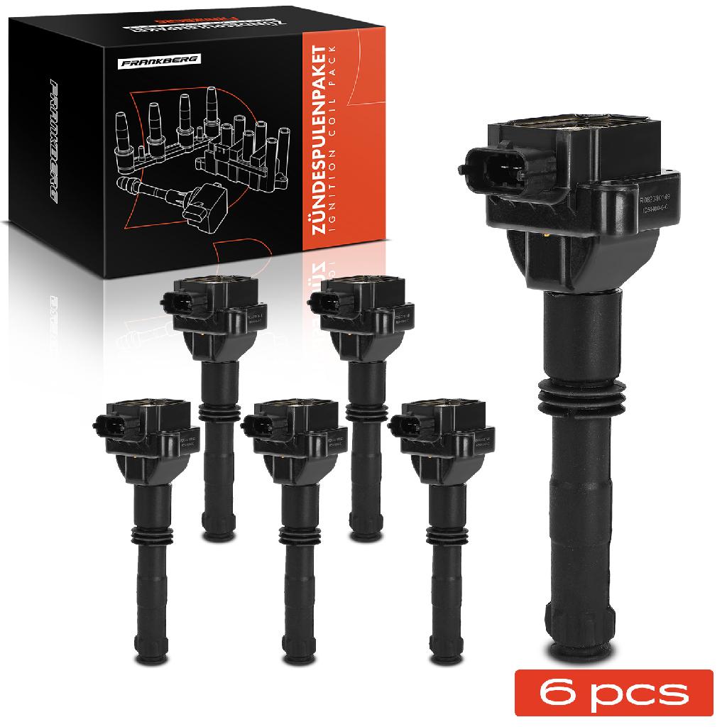 6x Zündmodul Zündspule für Porsche 911 Cabriolet Targa Boxster Cayman 3.4L 3.6L 3.8L 2.5L 2.7L 3.2L 1996-2012