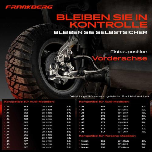 1x Querlenker Satz Vorderachse für Audi A4 Allroad Avant A5 Cabriolet Sportback Q5 Porsche Macan Bild 1x Querlenker Satz Vorderachse für Audi A4 Allroad Avant A5 Cabriolet Sportback Q5 Porsche Macan