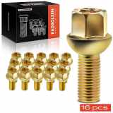 Frankberg 16x Radschraube für VW Golf Polo Passat Jetta Vento Audi A2 Seat Ibiza