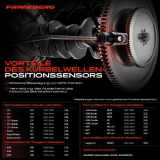 1x Kurbelwellensensor Impulsgeber für Citroën Berlingo C5 I Xsara Peugeot 306 406 607 Renault