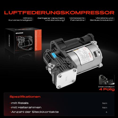 1x Luftfederung Kompressor für Nissan Primastar Mercedes-Benz B906 Citroën Fiat Bild 1x Luftfederung Kompressor für Nissan Primastar Mercedes-Benz B906 Citroën Fiat