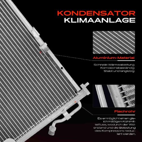 1x Kondensator Klimaanlage für Daewoo Matiz M100 M150 0.8L 1998-2001 Bild 1x Kondensator Klimaanlage für Daewoo Matiz M100 M150 0.8L 1998-2001