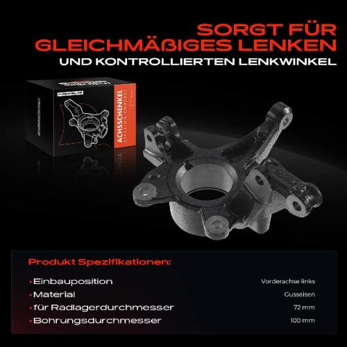 1x Achsschenkel Radaufhängung Vorderachse Links für Renault Clio IV Grandtour BH KH Bild 1x Achsschenkel Radaufhängung Vorderachse Links für Renault Clio IV Grandtour BH KH