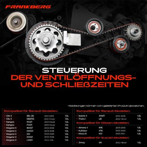 1x Zahnriemensatz Zahnriemen Wasserpumpe für Nissan Almera Micra Renault Clio Bild 1x Zahnriemensatz Zahnriemen Wasserpumpe für Nissan Almera Micra Renault Clio