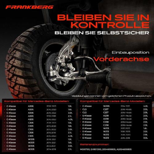 2x Spurstange Vorderachse für Mercedes-Benz C-Klasse W205 C-Klasse Cabriolet A205 C-Klasse Coupe C205 Bild 2x Spurstange Vorderachse für Mercedes-Benz C-Klasse W205 C-Klasse Cabriolet A205 C-Klasse Coupe C205