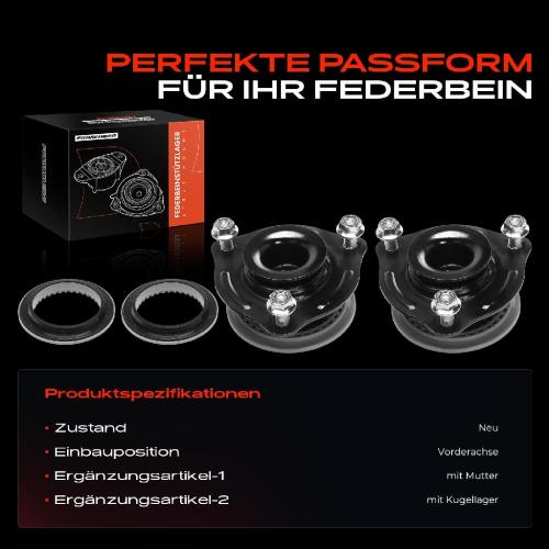 2x Domlager Federbeinstütz lager für Honda Civic VIII Stufenheck FB Bild 2x Domlager Federbeinstütz lager für Honda Civic VIII Stufenheck FB