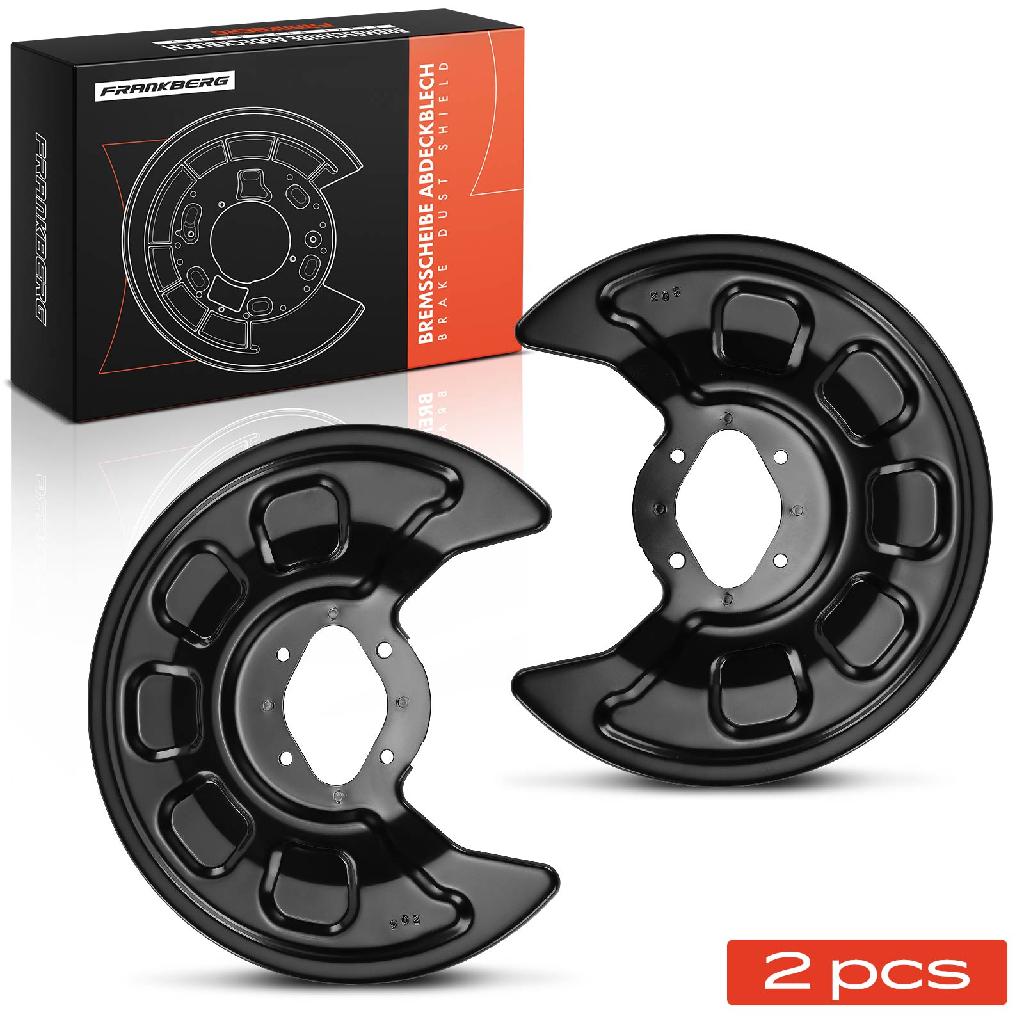 2x Ankerblech Bremsscheibe Hinterachse Beidseitig für VW Caddy 3 Kasten/MPV 2CA 2CH 2KA 2KH 2CB 2CJ 2KB 2KJ