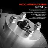 10x Radmutter für Ford Focus C-Max Mondeo Transit Escort Fiesta Tourneo Scorpio