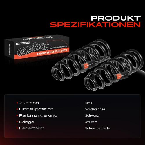 Frankberg 2x Fahrwerksfeder Vorderachse für Mazda 6 GG 6 Station Wagon GY 6 GG 2002-2007 Bild Frankberg 2x Fahrwerksfeder Vorderachse für Mazda 6 GG 6 Station Wagon GY 6 GG 2002-2007