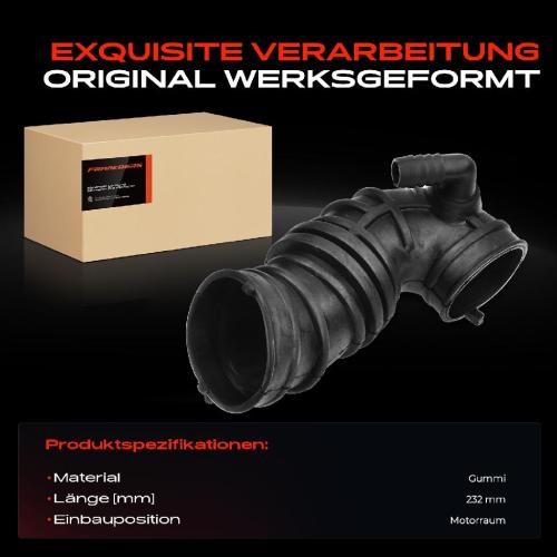 Frankberg 1x Ansaugschlauch, Luftfilter für Opel Astra F Calibra A Vectra A B Bild Frankberg 1x Ansaugschlauch, Luftfilter für Opel Astra F Calibra A Vectra A B